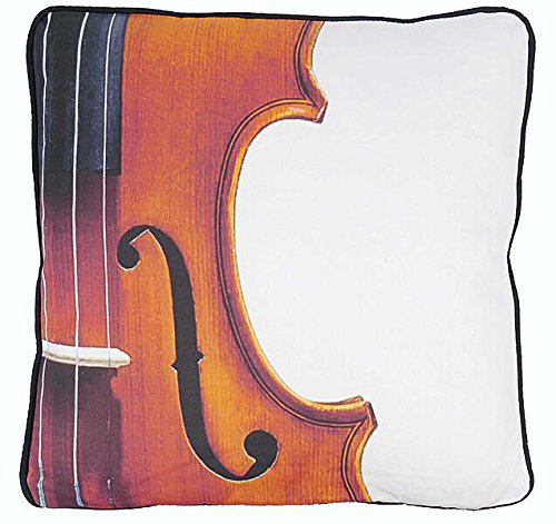 Funda de cojín - diseño violín - 100% algodón - , 40 x 40 cm Cover
