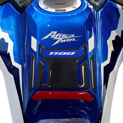 labelbike - 3D Tank Pad Sticker for Motorcycle Tank Decoration and Protection Compatible with Honda Africa Twin 2024