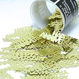 Confetti Word HAPPY ANNIVERSARY Gold - Retail Pack #7860 QS0