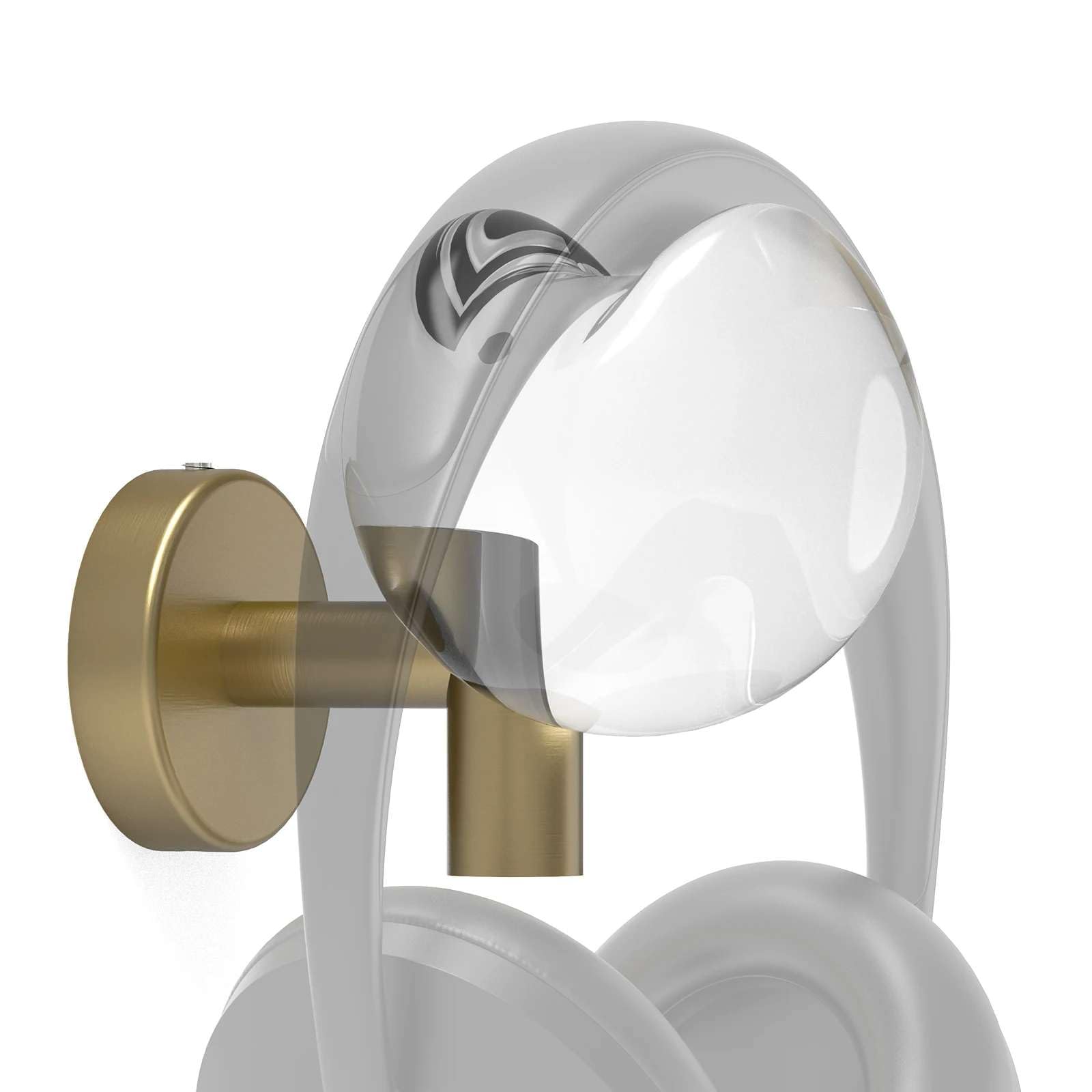 TrueCart Rustic Acrylic Sphere Headphones Wall Mount: Vintage Headset Holder for Gamers & Music Lovers-image-10