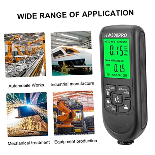 Medidor digital de espesor de recubrimiento para automóvil Cabilock, medición no destructiva, alta precisión, ligero y portátil miniatura 6