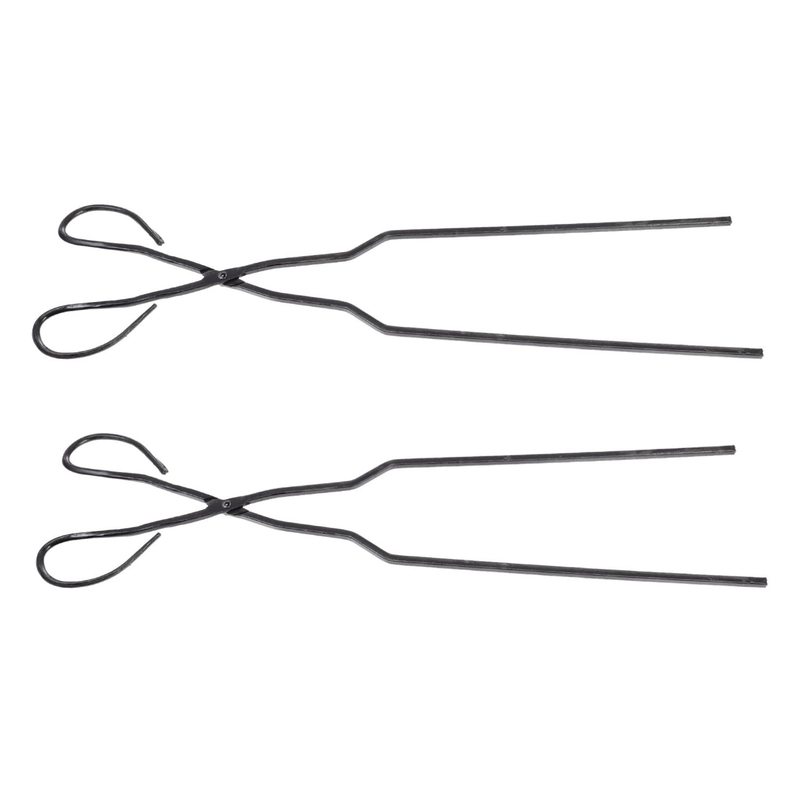 TOYANDONA 2pezzi Pinza Per in Manico Per Carbone Attrezzatura Da Per Esterni Utensile Per Barbecue