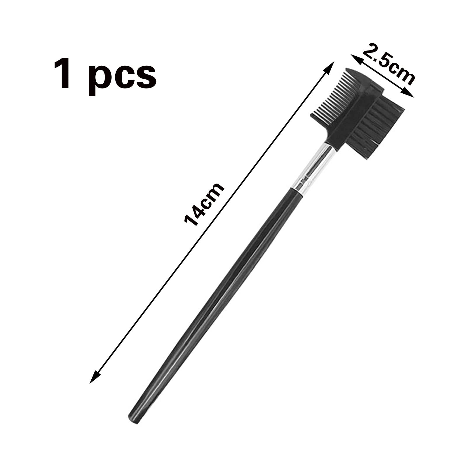 brosse cils,brosse a cils,peigne cils,brosse a sourcils,peigne à cils,Peigne à Cils Brosse à Sourcils, pour Cils et Sourcils Pinceau à Sourcil Femme Outil de Maquillage(noir)