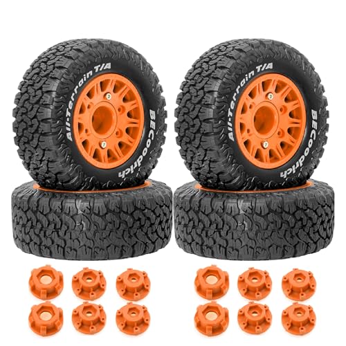Pneus tout-terrain RC multi-hexagones pour une adhérence maximale
