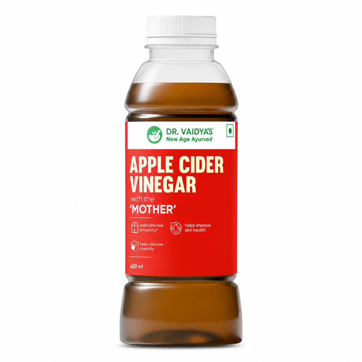 Dr Vaidya’s Apple Cider Vinegar with the Mother | Raw, Unpasteurized & Unfiltered | Weightloss, Digestion, Reduced Bloating and Glowing Skin & Hair | | Garcinia & 5 Powerful Herbs, 400ml (Pack of 1)-image-11