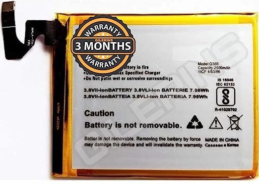 Image of Original Q-380 Battery for Micromax Q380 Battery with 3 Month Warranty *****(P193)