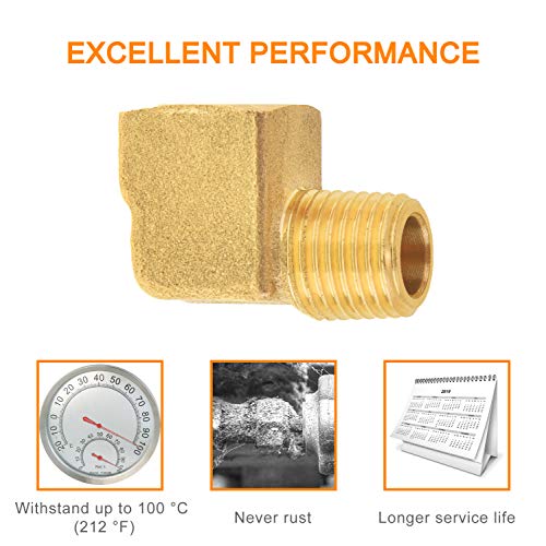Messing 90° Winkelverschraubung - 3/4" BSP Männlich Auf 1" BSP Weiblich