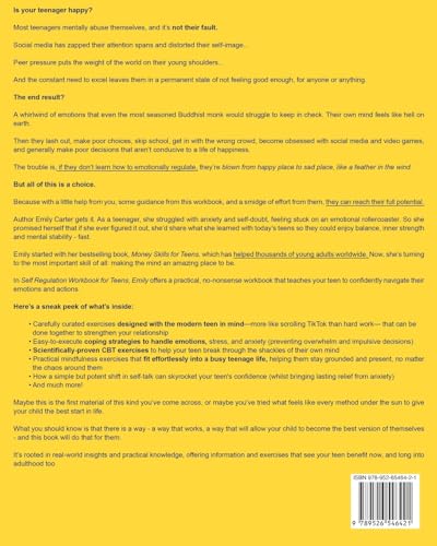 Self-Regulation Workbook for Teens: Coping Skills and CBT Exercises for Teens to Improve Self-Control, Master Emotions, Resist Impulsive Behavior and ... When Feeling Down (Life Skill Handbooks) - Image 2