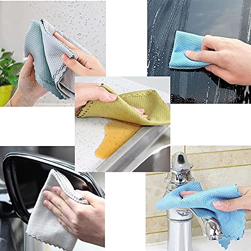 Visschubben Microvezeldoekjes, Superabsorberende Golfachtige Visschaaldoekjes Zonder Sporen, Gebruikt Om De Keuken… - Image 6