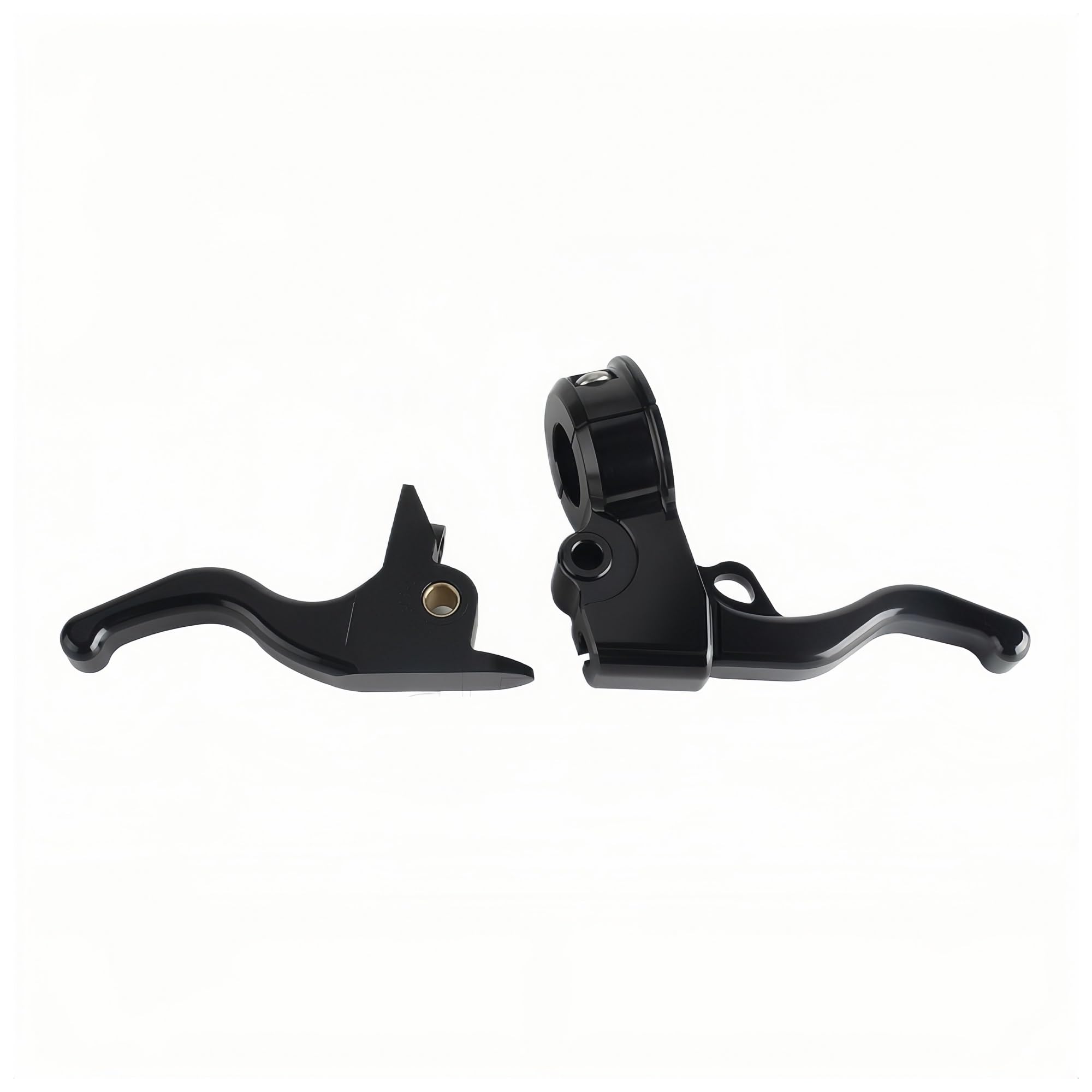 Palanca de freno y embrague para motocicleta Harley Touring 2008-2013 en aluminio negro