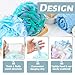 10 Pack Bath Sponges Loofahs 40g,Soft Mesh Shower Loofahs,Body Scrubber Bath Balls for Women and Men Children Washing,Beauty Bathing Accessories,Set of 5 Flower Color
