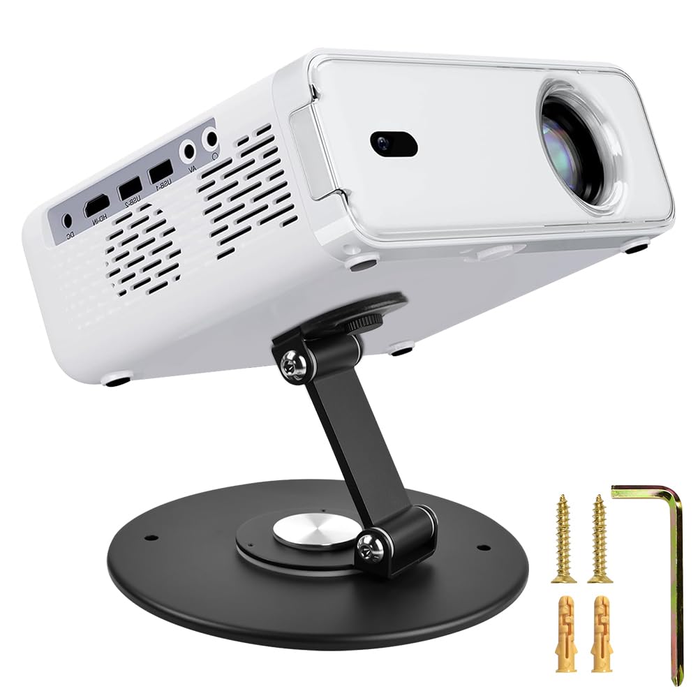 Support De Table Projecteur De Projecteur Bureau Pivotant À 360° avec Filetage 1/4" Support Projecteur Epson Benq, Yaber Mini Lit Ou Canapé