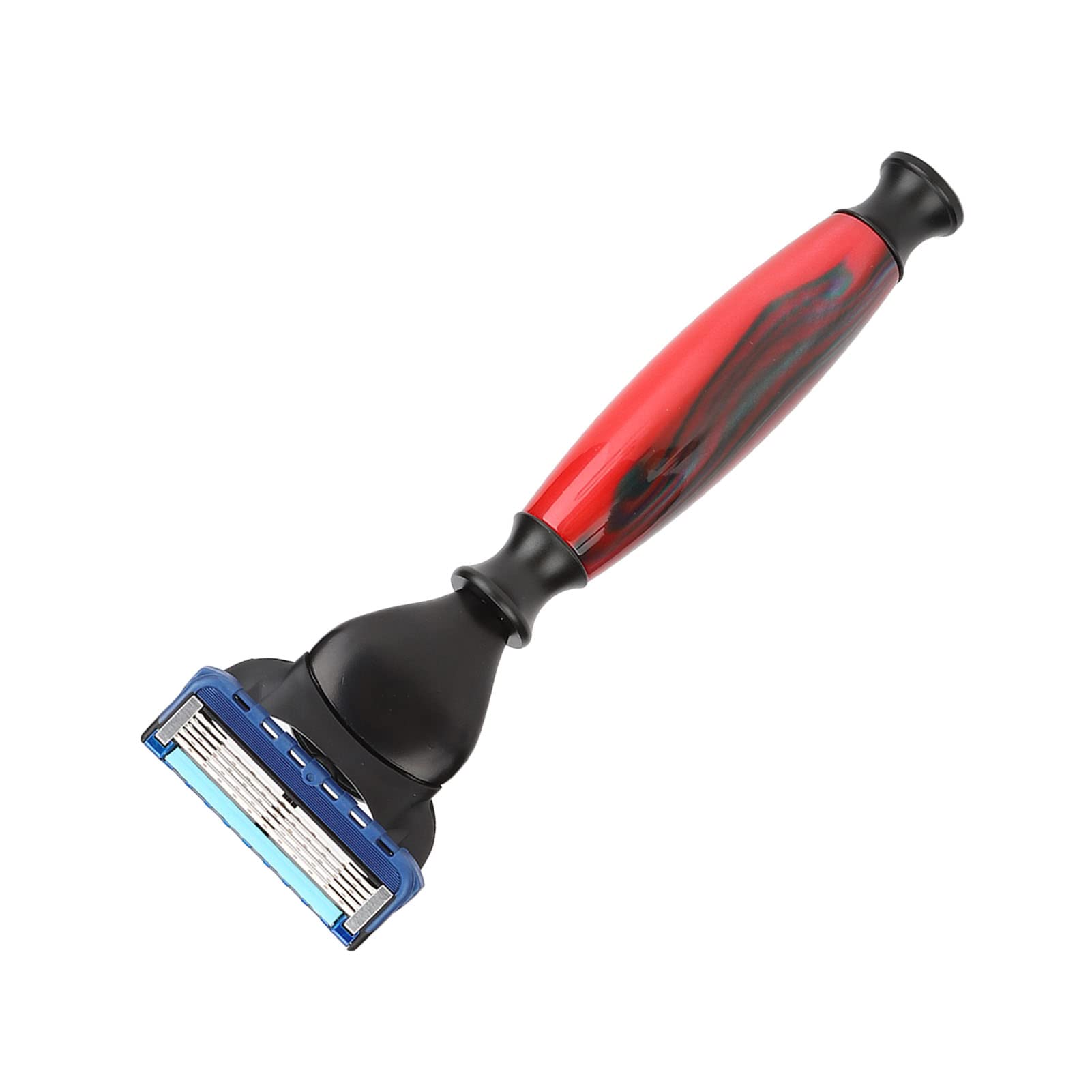 Spazzola per Barba, Setole Sintetiche Fini, Asciugatura Rapida, Impugnatura ergonomica, Design Portatile per Salone, Casa, Viaggio