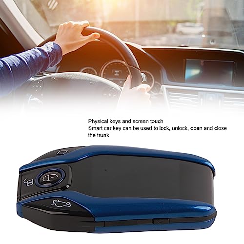 Image of Smart Key Fob, Keyless Entry Remote Auto Lock Unlock Wuth LCD , One Button Start, Door Lock, Window and Anti Lost Function Universal Key Fob for Car with The Start