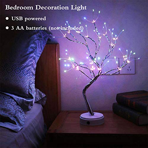 20" PXBNIUYA Battery/USB Operated 108LED Tabletop Bonsai Tree Light - image 5