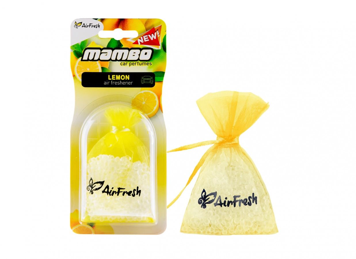 AirFresh Mambo Sachet Car Perfumes (Lemon)