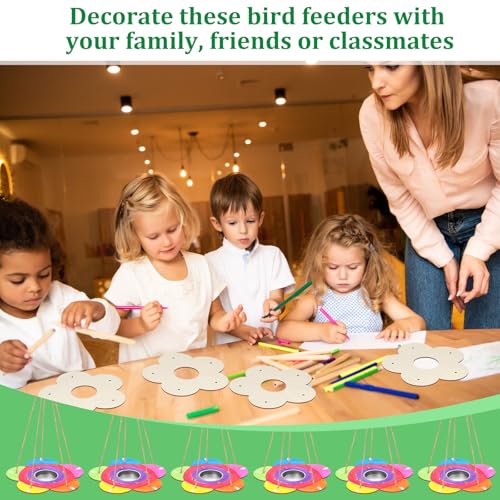 Mangeoires à oiseaux DoubleFill : kit de peinture idéal cadeau de fête - 6
