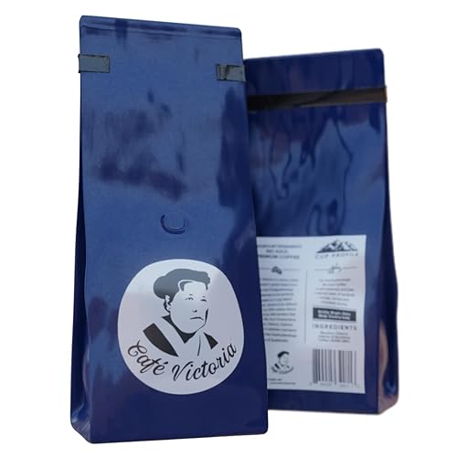 Café Victoria Café especial +86 puntos. Comercio justo de Guatemala (orgánico. tostado oscuro, grano entero)