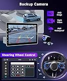 Single Din Wireless CarPlay Car Stereo with Android Auto Mirror Link 1 Din 10.1 Inch Touchscreen Car Radio Online Video EQ FM/AM/RDS Bluetooth USB AUX Rear View Camera - Image 6