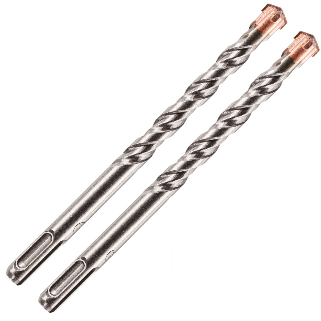 Pack Of 2-10mm x 160mm Long SDS Plus High Performance Hammer Drill Bits