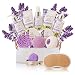 Spa Gift Baskets for Women Lavender Bath and Body At Home Spa Kit Mothers Day Spa Gifts Ideas - Luxury 13pcs with Bath Bombs, Shampoo Bar, Eye Mask, Shower Gel, Bubble Bath, Salts, Body Scrub Lotion