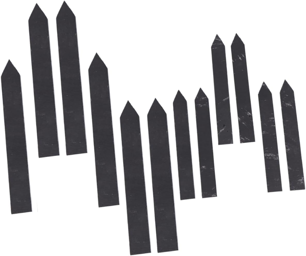 POPETPOP 12pcs Plant Labels for Garden Flower Plant Name Tags Easy to Write for Outdoor Use Flower Beds Pots and Greenhouses