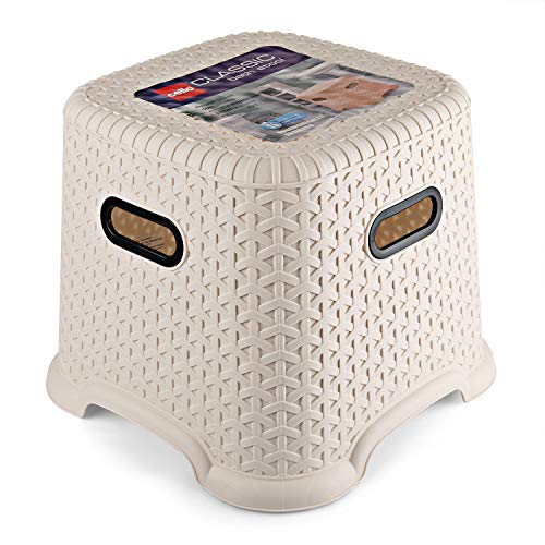 Cello-Classic-Perfect-Posture-Plastic-Stool-Small-Ivory