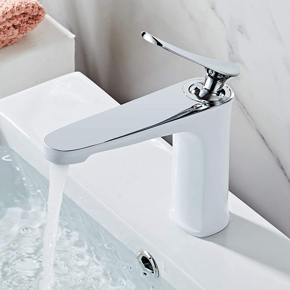 Robinet de lavabo multicolore pour la maison mitigeur design eau chaude froide