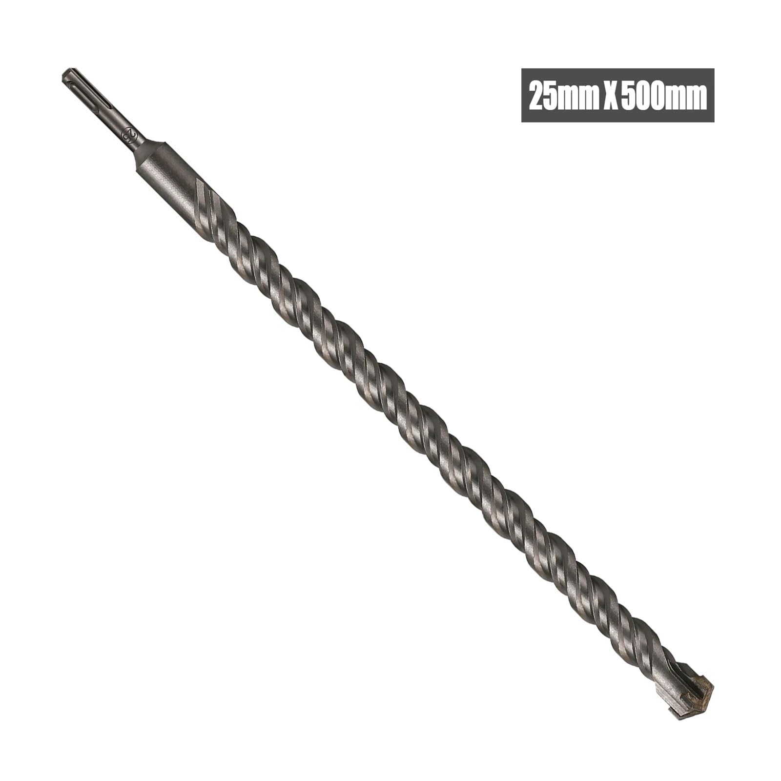 1 szt. 8-30 mm SDS Plus Bit do betonu, głowica tnąca krzyżowa, podwójny młotek świdrowy, 500 mm, cegła ścienna, elektryczny młot murarski(500mmX25mm)