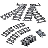 lego weichen umbau 👮Unwelt und sicheres Material, Diese Eisenbahnschiene bestehen alle aus hochwertigem Acrylnitril-Butadien-Styrol Material, die sicher und ungiftig ist und langlebig genug ist, um endlosen Spaß für Kinder zu bieten.
