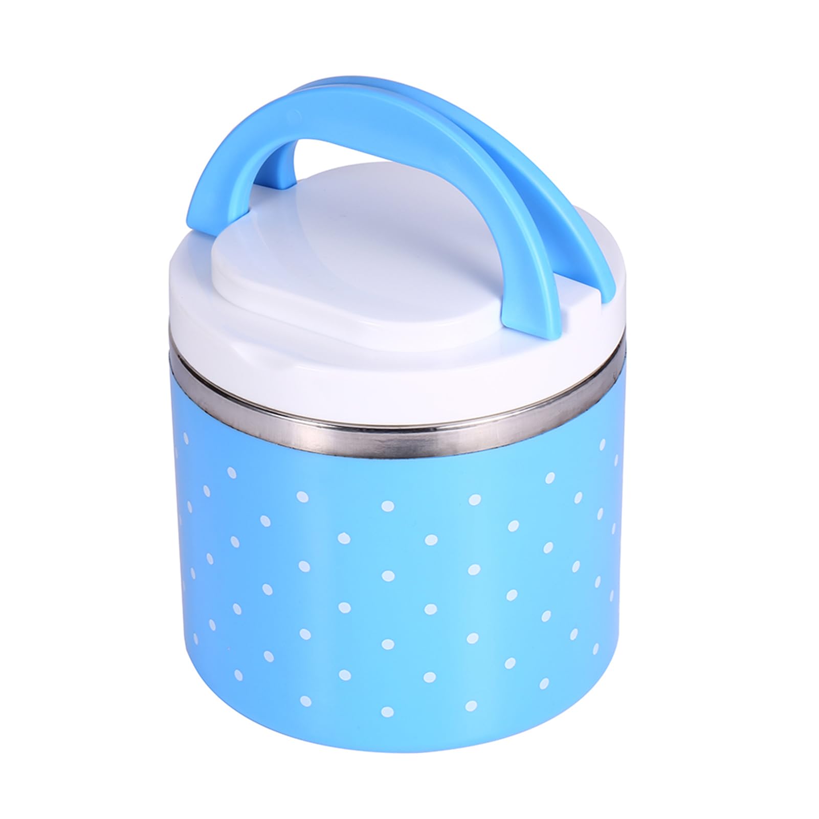 Lonchera térmica para adultos y niños, 1 capa de acero inoxidable con aislamiento térmico