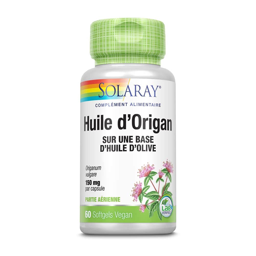 Solaray Huile d'Origan 60 Capsules