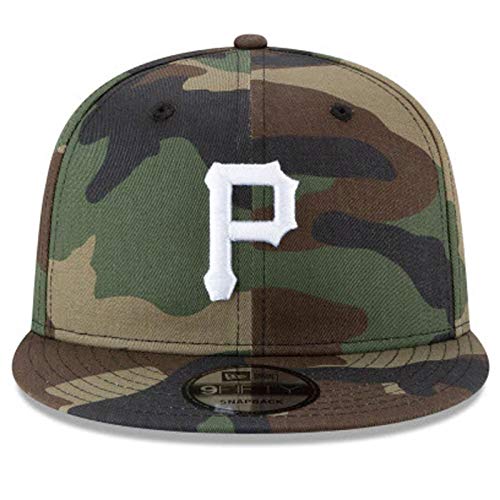 New Era Mens Pittsburgh Pirates Camouflage WDC 9Fifty Adjustable Snapback 950 Cap miniatura 4