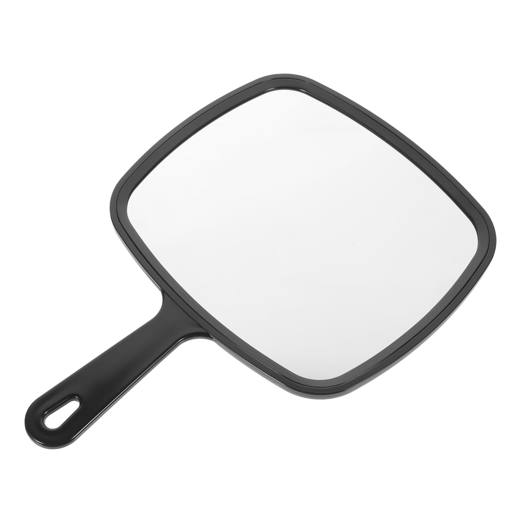 Miroir de maquillage à poignée Beaupretty portable et compact pour le sac