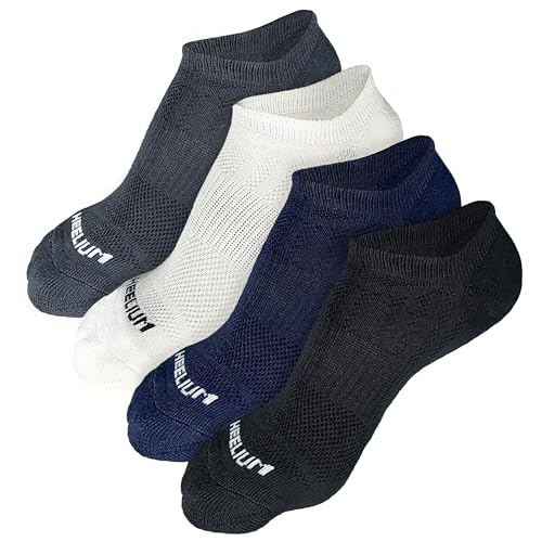 Image of HEELIUM Bamboo Ankle Socks for Men & Women | Ultra-Soft, Odour-Free, Thin & Breathable | 3X Softer than Cotton | Sizes - M (UK 4-8) & L (UK 9-13)