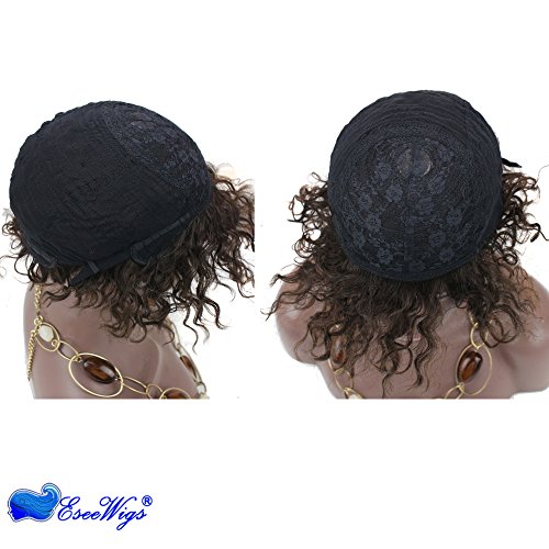 Eseewigs Short Kinky Curly parrucche veri capelli