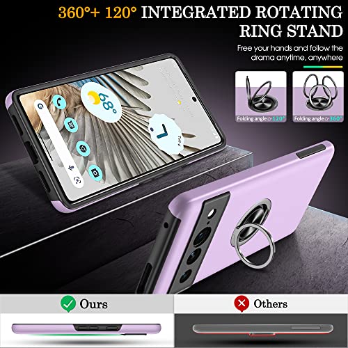 Coque pour Pixel 7 Pro antichoc violette résistante aux rayures