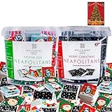 Milk Chocolate Neapolitans 750g (Approx 150pcs) for Xmas eve Christmas Sweets in Bulk Cheap Stocking Fillers Individually Wrapped Sweets Tub for Party Bags or Birthday Party Favor (Mix Chocolate)