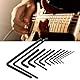 Eujgoov 11Pcs Inbusschlüssel Set Gitarre Inbusschlüssel Gitarrenwerkzeuge Instrumentenzubehör Reparaturwerkzeug Metallmaterial M02668
