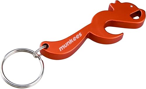 Munkees Land - Llaveros para abrebotellas con forma de animales para vino, cerveza, lata y botella, diseño de lagarto, ciervo, caballo, alce,