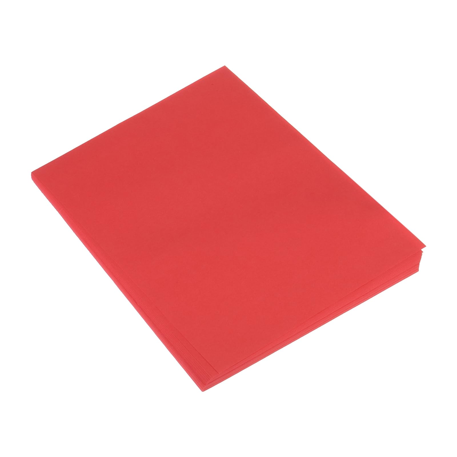 sourcing map 50 Sheet Origami Paper Double Sided Red A5 Square Sheet for Art Craft Project, Beginners, Gifts Decor