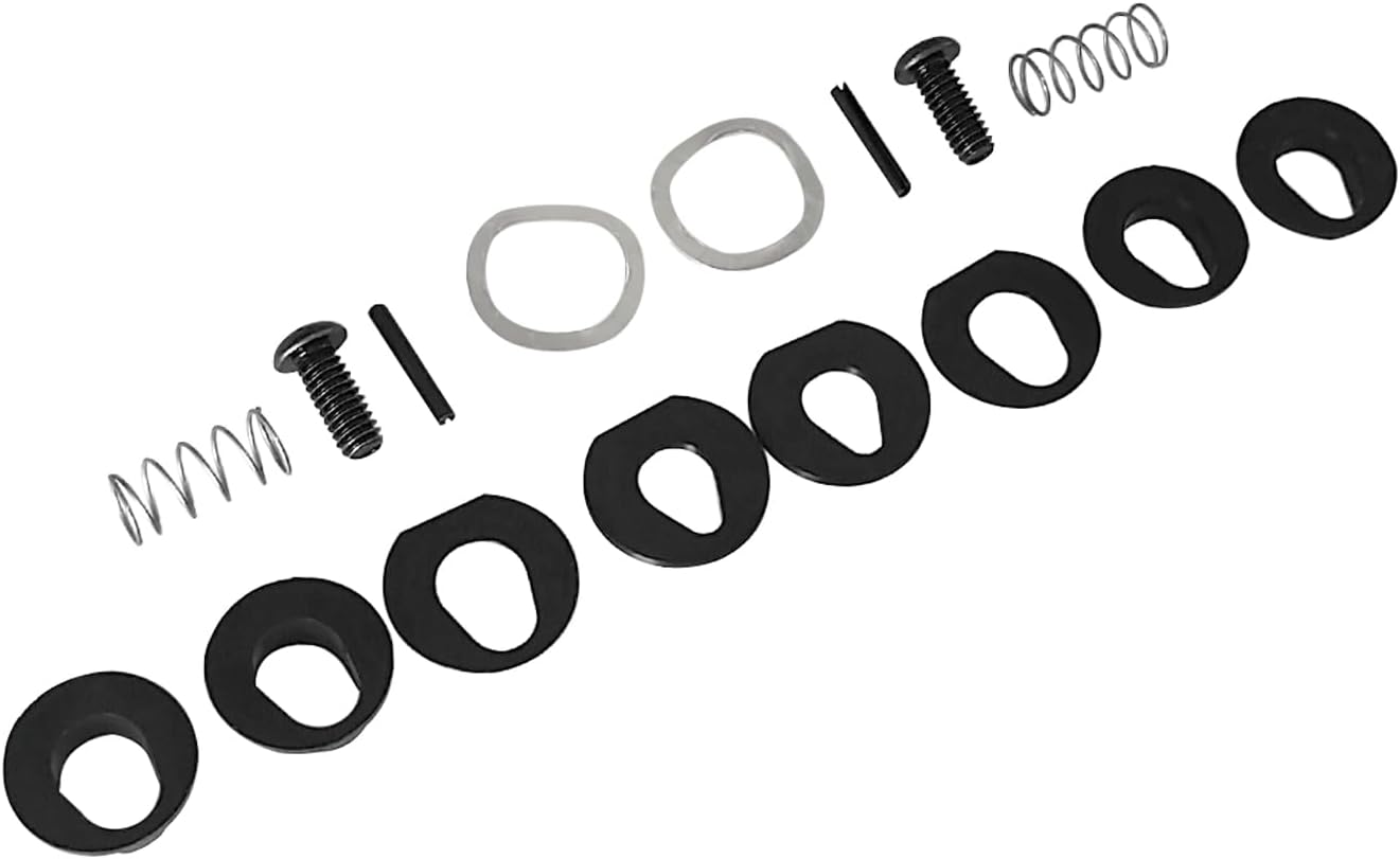 Locking Vent Window Handle, Pair Replacement Chrome Window Crank Compatible with Chevy Blazer Suburban/with GMC Jimmy, 76999 BHS01861 DHA35357 15617125 15617126