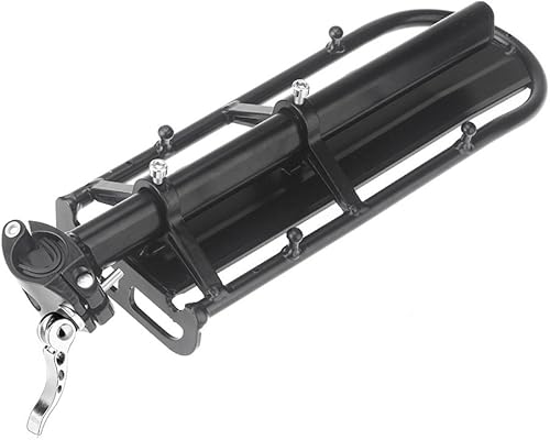 Miniatura 2 de UPANBIKE Portaequipajes de aleación de aluminio para bicicleta con palanca retráctil de liberación rápida montada en tija de sillín