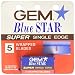 Gem Blue GE-GEMBL5 Star Blades, 5 Count
