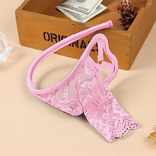 Mens Sissy C String Thongs O Ring Strapless Invisible Lingerie Underwear Bikini Panties3
