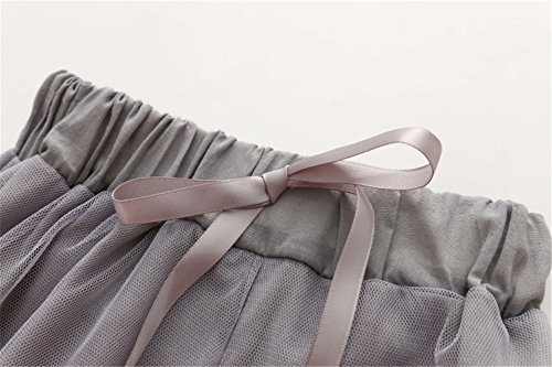 Image of Mud Kingdom Infant Toddler Girls Tulle Skirts Set Outfit T-Shirts Cute Print Casual Summer