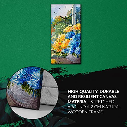 Horloge sur Toile bouquet de fleurs pour illuminer votre salon avec un art mural printanier - 6