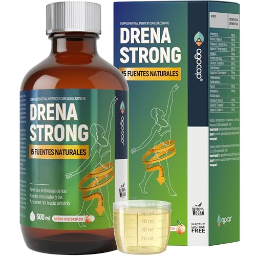 QUEMAGRASAS POTENTE PARA ADELGAZAR, Complemento Alimenticio Líquido con Pilosela, Diente de León, Bromelina y Centella Asiática – 15 Extractos Naturales – 500 ml para Diluir – Detox