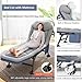 LOVEHOUGES Folding Camping Beds for Adults, Heavy Duty Outdoor Camping Cot with Mattress, Sleeping Cot for Travel Outdoor Office Indoor Fishing