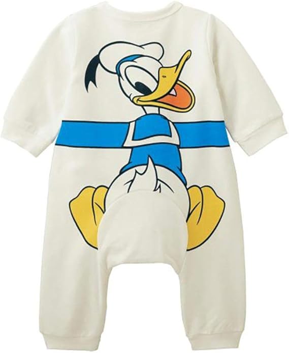 Amazon Co Jp ベルメゾン ディズニー ロンパース カバーオール ベビー服 抱きつき ドナルドダック 60 服 ファッション小物